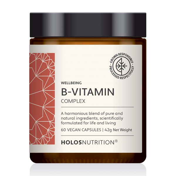 Holos Nutrition B-Vitamin Complex 60 Cápsulas Veganas