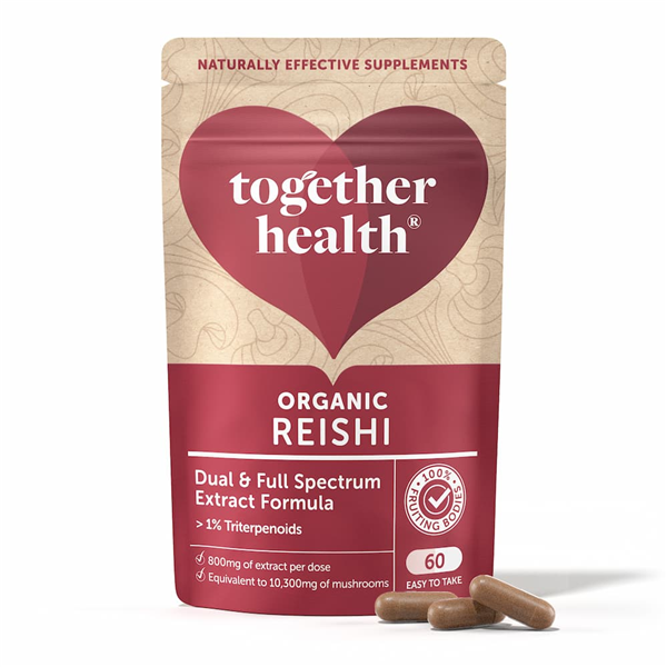 Together Health Hongo Reishi Orgánico 60 Cápsulas Vegetales