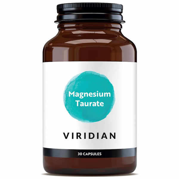 Viridian Taurato de Magnesio 30 Cápsulas Veganas