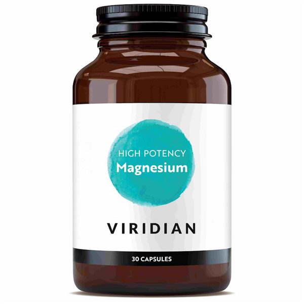 Viridian Magnesio Alta Potencia 300mg 30 Cápsulas Veganas