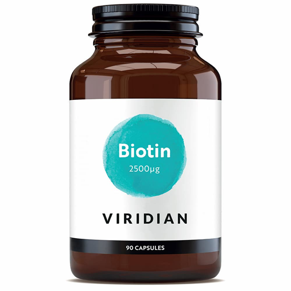 Viridian Biotina 2500 ug 90 Cápsulas Veganas