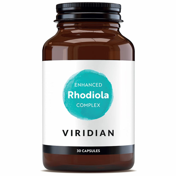 Viridian Rodiola Complex Alta Potencia 30 Cápsulas Veganas