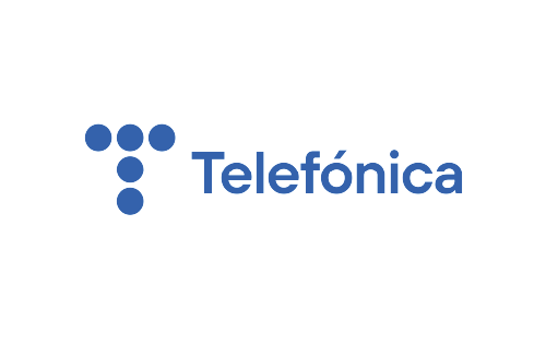 Logo de Telefonica - patrocinador gold
