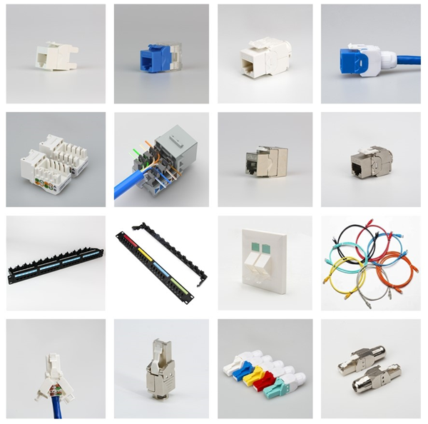 keystone jack, patch panel, Modular plug, wall plate, patch cord