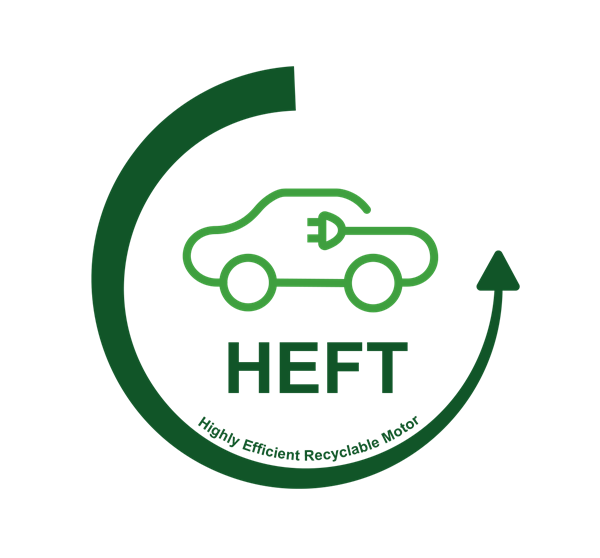 HEFT-Highly Efficient Recyclable Motor Logo